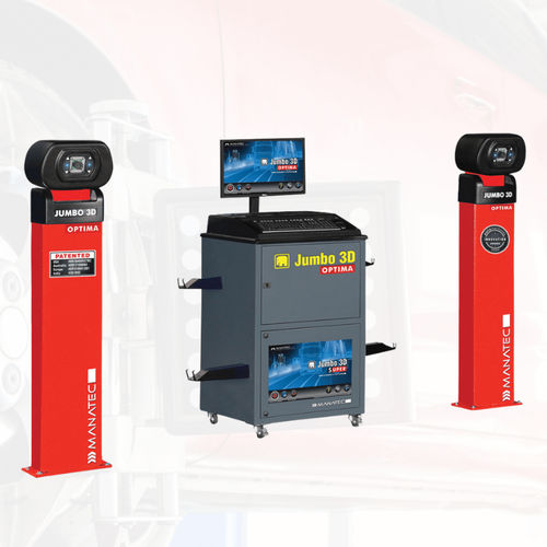3D-Achsmessgerät - Jumbo Optima - Manatec Electronics Pvt. Ltd. - für LKW / für PKW / für Bus