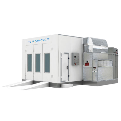 Geschlossene Lackierkabine - PB Eco 700 - Manatec Electronics Pvt. Ltd. - für Fahrzeuge / automatisch / manuell