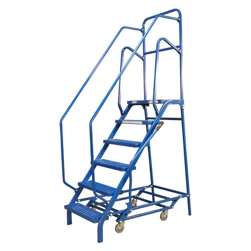 Stahlleiter - MML-6 - Martins Industries - Plattform / mobil / für Lagerhallen