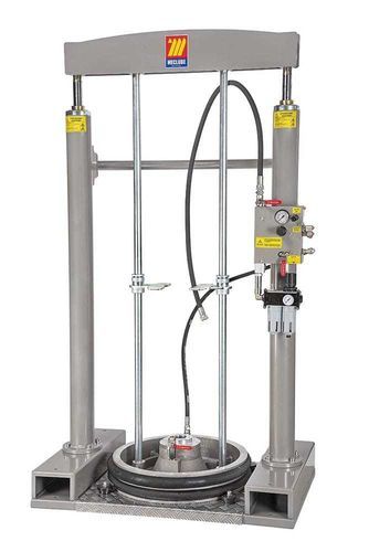 Pneumatischer Fassheber - 012-1200-030 - Meclube S.R.L. - Zwei Säulen / für Fässer / für industrielle Nutzung