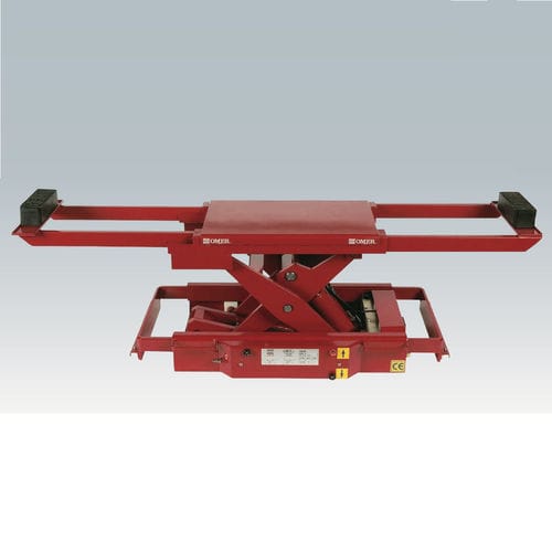 Scherenhebebühne - T2/S - O.ME.R. SpA - 2 t / pneumatisch / für PKW
