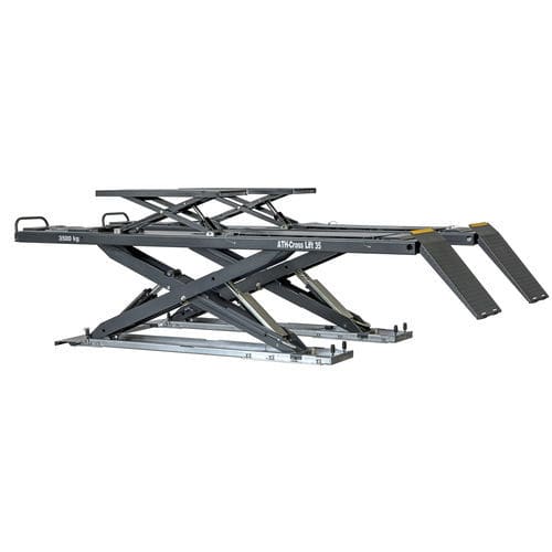 Scherenhebebühne - ATH-Cross Lift 35 OGA - ATH-Heinl GmbH & Co. KG - 3,5 t / elektrohydraulisch / für PKW
