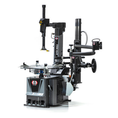Reifenmontiermaschine für PKW - ATH M52 + A34 - ATH-Heinl GmbH & Co. KG - für Motorrad / halbautomatisch / vertikal
