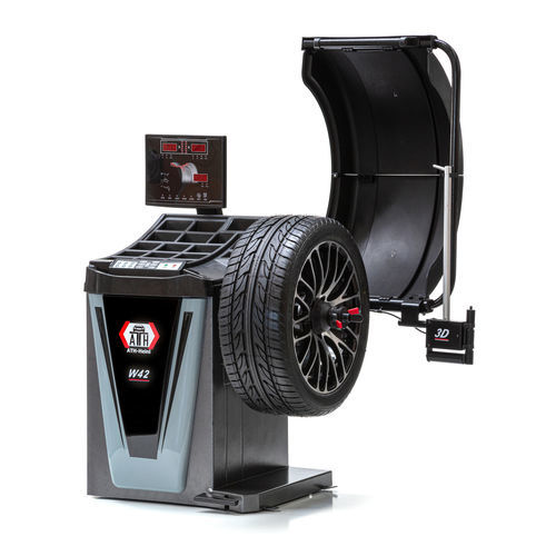 Reifenwuchtmaschine für PKW - ATH W42 LED 3D - ATH-Heinl GmbH & Co. KG - für LKW / für Motorrad / automatisch