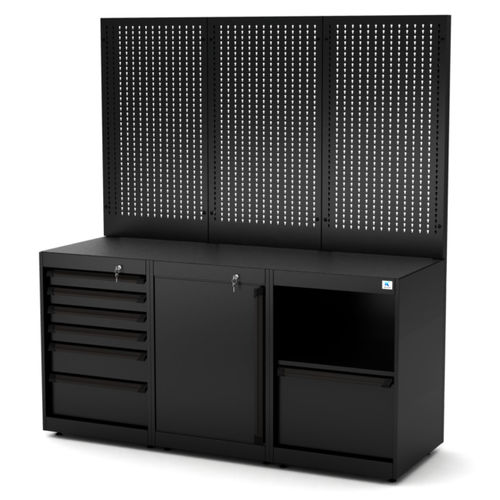Metallwerkbank - WB-C184P - RO & Co. S.p.A. Keen Space - 6-Schubladen / modular