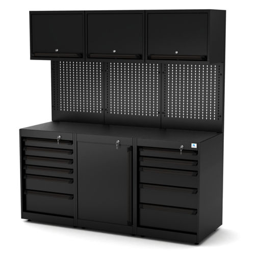 Metallwerkbank - WB-C183P - RO & Co. S.p.A. Keen Space - für Werkstatt / 6-Schubladen / mit 5 Schubladen