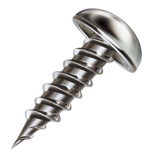 Dünnblechschraube - Zip-in® PS series - Malco Products, Inc. - Befestigung / Metall / mit gewölbtem Zylinderkopf