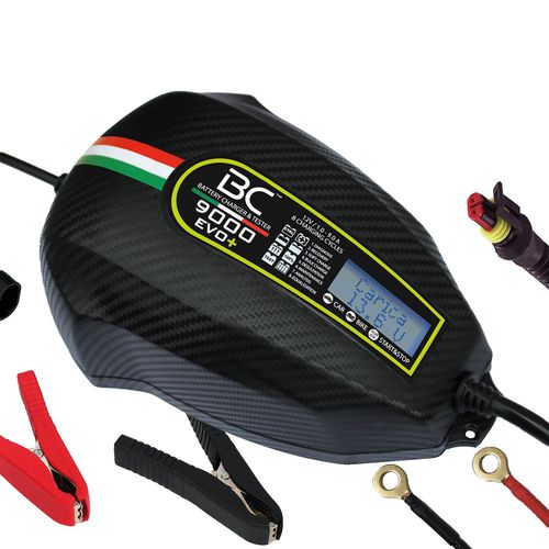 Batterieladegerät für Automobile - BC 9000 EVO + - BC Battery Controller - Forelettronica Srl - für Motorrad / tragbar / AGM