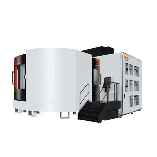 CNC-Bearbeitungszentrum / 5-Achs - VORTEX e series - Mazak - vertikal / Doppelsäulen / 120 Werkzeuge