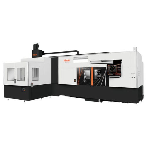 CNC-Drehzentrum - MULTIPLEX W - Mazak - 2-Achs / 2 Spindeln / 12 Werkzeuge