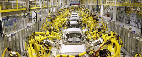 Roboter-Montagelinie - Car Bench International S.p.A.