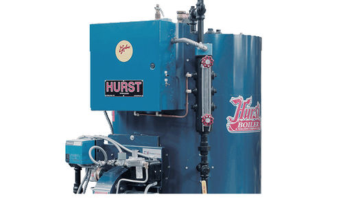 Dampfkessel - 4VT Cyclone - Hurst Boiler - Gas / rohrlos / vertikal