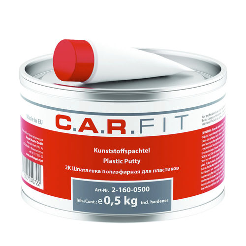 Spachtelmasse für Kunststoff - 2-160-0500 - August Handel GmbH - CARFIT - Polyester / Zweikomponenten / Reparatur