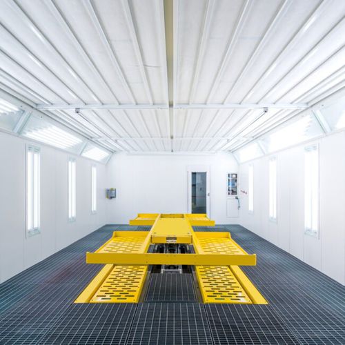 Scherenhebebühne - Blowtherm S.p.A. - hydraulisch / pneumatisch / für PKW