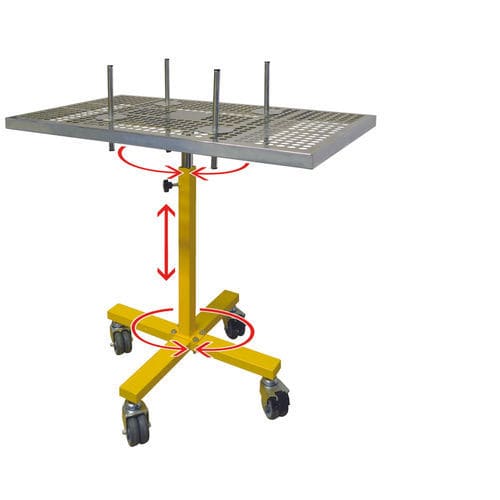 Drehtisch für Malereianwendungen - Twister - B-TEC GmbH - manuell / horizontal / vertikal