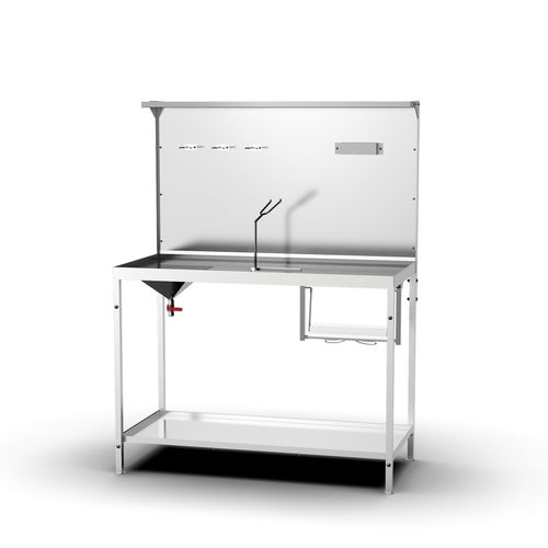 Edelstahl-Arbeitstisch - Painty-01 - B-TEC GmbH