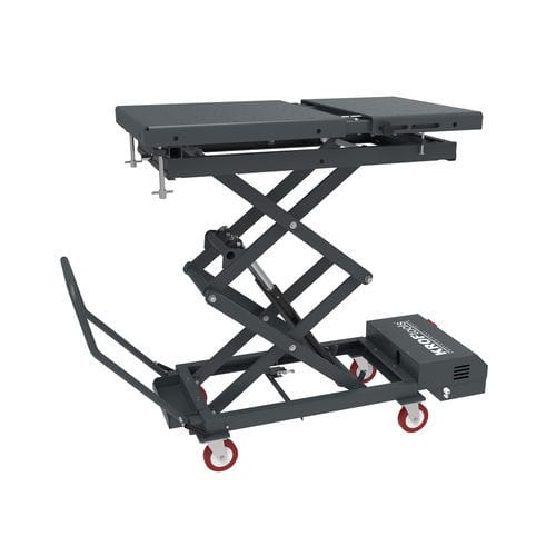 Scherenhebebühne - 9839 - KROFtools Professional Tools - elektrohydraulisch / 220 V / Plattform