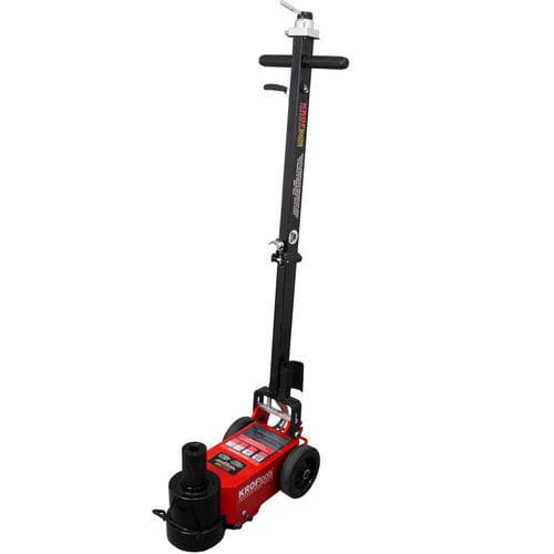 Hebebock auf Rollen - 4823 - KROFtools Professional Tools - pneumatisch / 50 t / 25 t