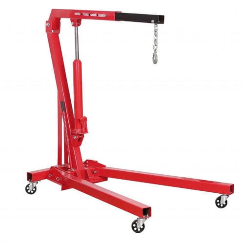 Hydraulischer Werkstattkran - 4860 - KROFtools Professional Tools - zum Klappen