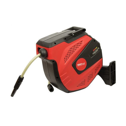 Schlauchtrommel - 2080 - KROFtools Professional Tools - einziehbar / für Wasser / stationär