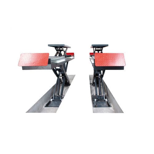 Doppelscherenhebebühne - 9822 - KROFtools Professional Tools - hydraulisch / für PKW