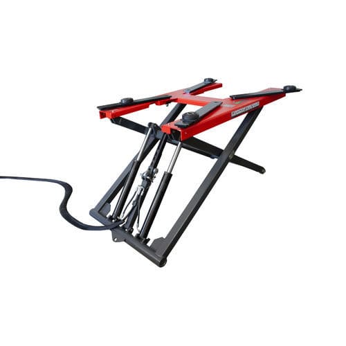 Scherenhebebühne - 9830 - KROFtools Professional Tools - 3 t / hydraulisch / elektrohydraulisch