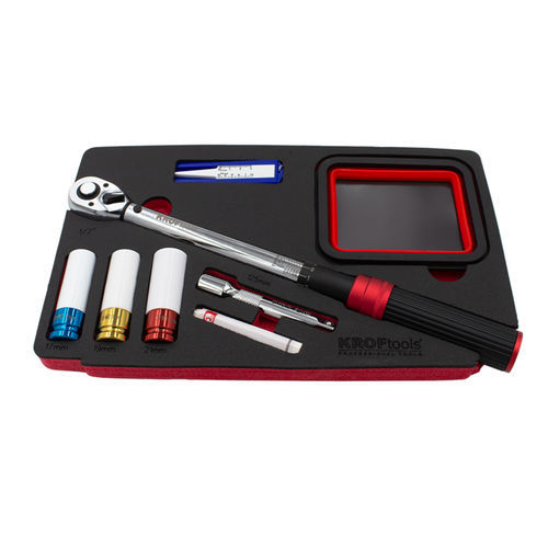 1/2"-Drehmomentschlüssel - 8367 - KROFtools Professional Tools - Satz