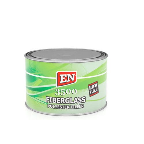 Polyester-Spachtelmasse - 3500 Fiberglass - EN Chemicals S.A. - Zweikomponenten / für Oberflächenbehandlung / für die Fahrzeugindustrie