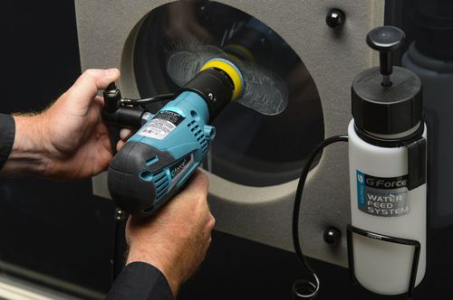 Polierer für Glas - Gforce ™  - Glas-Weld System AB - Winkel / elektrisch / tragbar