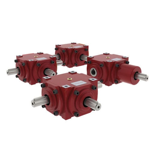 Kegelradgetriebe - N series - Power Jacks - schrägverzahnt / rechtwinklig / mit Hohlwelle