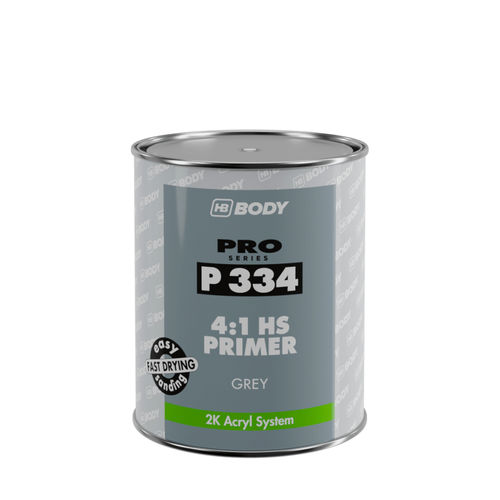 Acryl-Primer - P334  - HB BODY S.A. - für Kunststoff / für Automobilanwendungen / grau