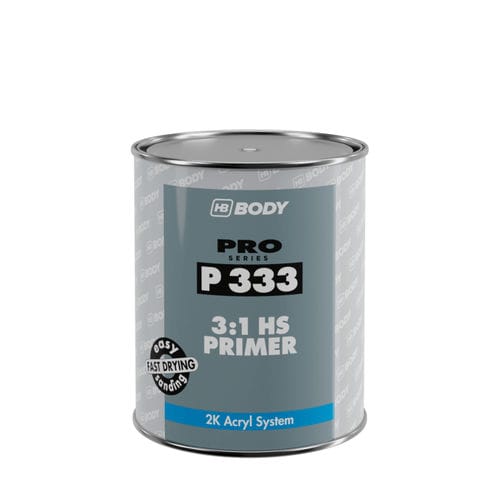 Acryl-Primer - P333 - HB BODY S.A. - für Automobilanwendungen / grau / schwarz