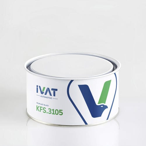 Polyester-Spachtelmasse - POLIPLAST BLACK - IVAT Coatings Srl - Zweikomponenten / für Automobilanwendungen / für Glas