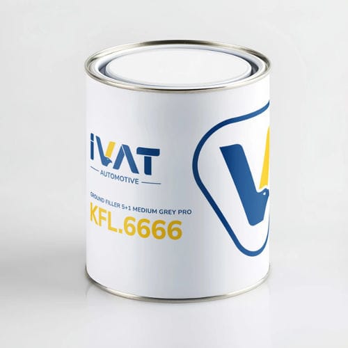 Primer zur Endbearbeitung - GROUND FILLER 5+1 MEDIUM PRO - IVAT Coatings Srl - Zweikomponenten / Acryl / für Kunststoff