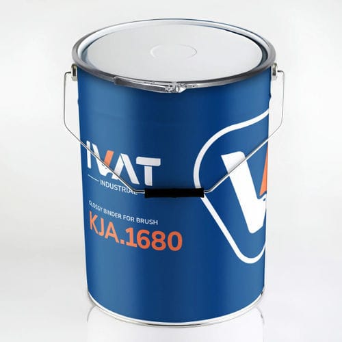 Schutzbeschichtung - BINDER GLOSSY FOR BRUSH - IVAT Coatings Srl - gebürstetes Metall / Synthetik / Harz