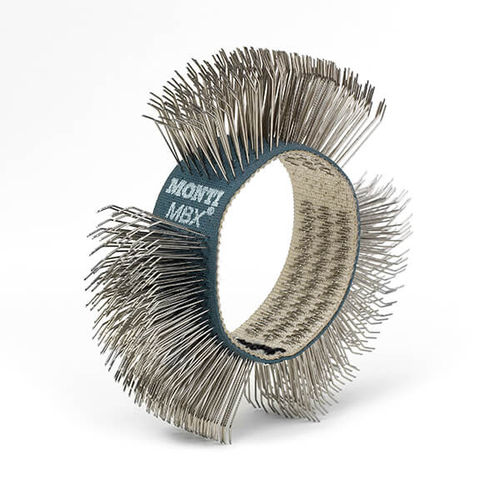 Riemenbürste - MBX® Stainless Blue Coarse - Monti-Werkzeuge GmbH, Part of Monti Group - zur Endbearbeitung / Oberflächenbehandlung / Edelstahl