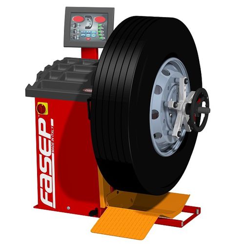 Reifenwuchtmaschine für PKW - B350 Titan - FASEP 2000 SRL - für LKW / für Bus / automatisch