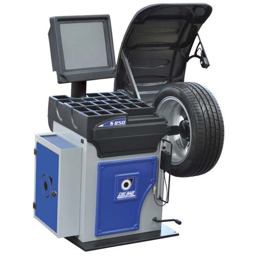 Reifenwuchtmaschine für PKW - S 850 - GIULIANO INDUSTRIAL S.p.A. - automatisch / mit Touchscreen