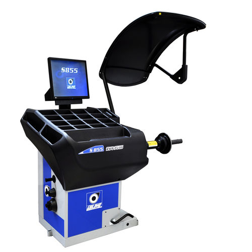 Reifenwuchtmaschine für PKW - S 855 EVO Plus - GIULIANO INDUSTRIAL S.p.A. - automatisch / mit Touchscreen