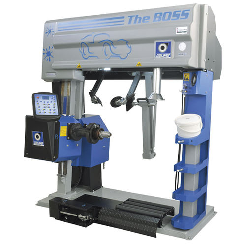 Reifenmontiermaschine für PKW - The Boss - GIULIANO INDUSTRIAL S.p.A. - hebellos / superautomatisch / vertikal