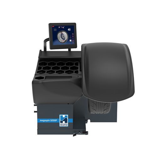 Reifenwuchtmaschine für PKW - megaspin 3200P - Hofmann Megaplan GmbH - automatisch / mit Touchscreen / computergestützt