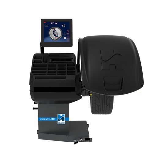 Reifenwuchtmaschine für PKW - megaspin 1300P - Hofmann Megaplan GmbH - automatisch / mit Touchscreen / computergestützt