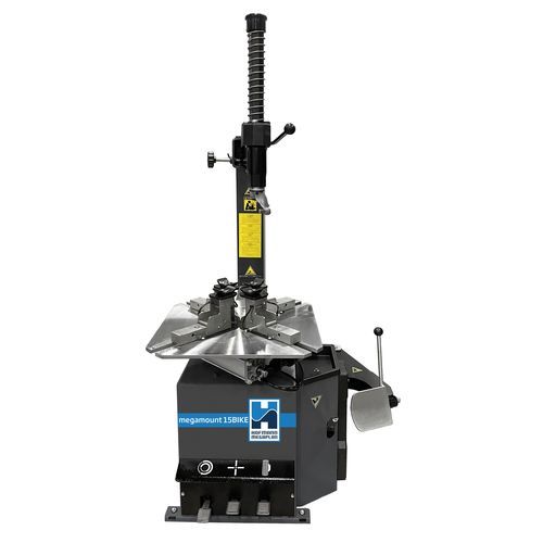 Reifenmontiermaschine für Motorrad - megamount 15 bike - Hofmann Megaplan GmbH - halbautomatisch / horizontal / vertikal
