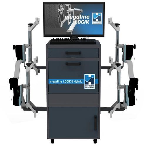 Optisches Ausrichtsystem - megaline Logik 8 Hybrid - Hofmann Megaplan GmbH - drahtlos