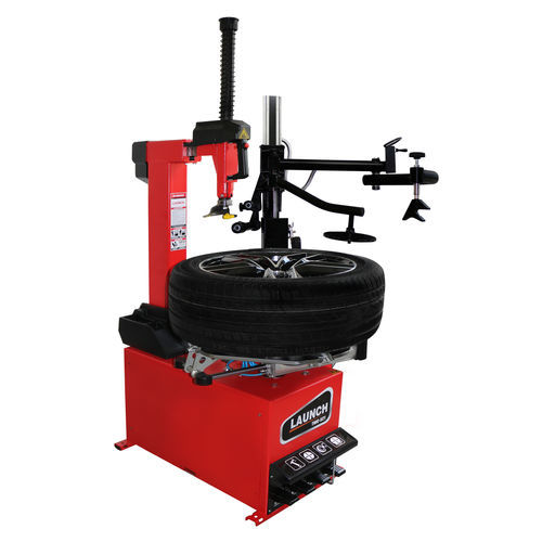 Reifenmontiermaschine für die Fahrzeugindustrie -  TWC-521 - LAUNCH Europe GmbH - halbautomatisch / vertikal / pneumatisch
