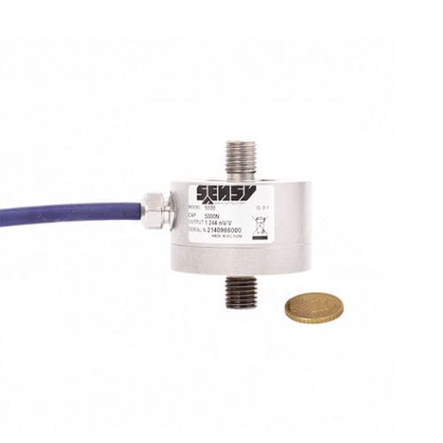 Miniatur-Wägezelle - 593 series - SENSY S.A. - Zug- und Druckkraft / Inline / Dehnungsmessstreifen