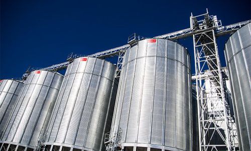Silo für Trichter - Mysilo - verzinkt / hoch widerstandsfähiger Stahl