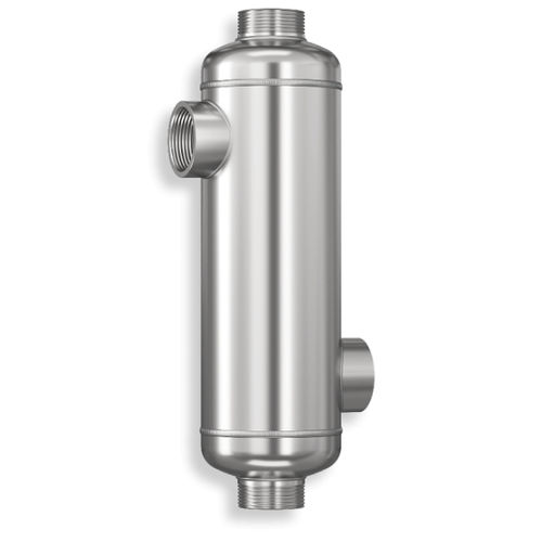 Rohrbündelwärmetauscher - TI series  - HEXONIC CZ s.r.o. - Wasser-Wasser / Titan / kompakt