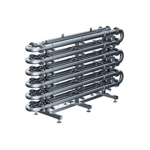 Rohrbündelwärmetauscher - ST series - HEXONIC CZ s.r.o. - flüssig/flüssig / Freistrom / Oberflächen