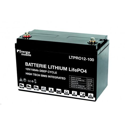 LiFePO4-Batterie - LTPRO12-60BT - ABL Transfo - Block / 12 V / M8